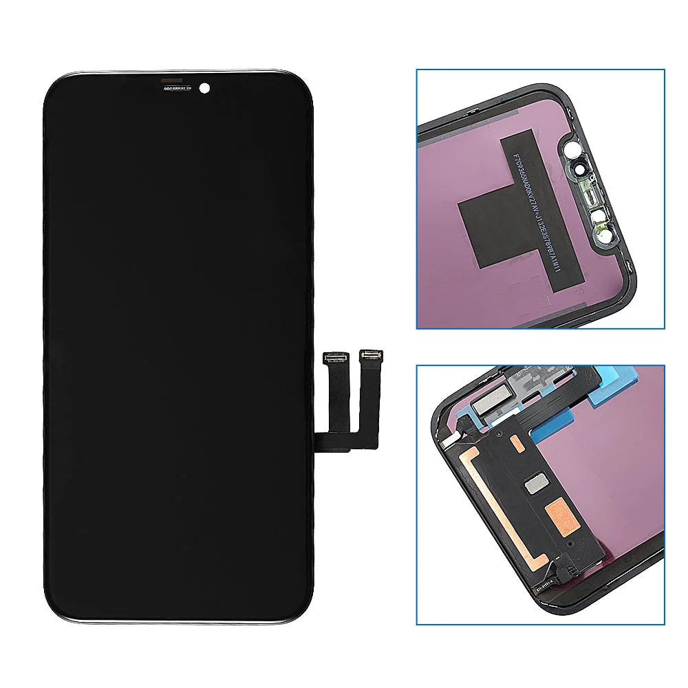 100% Excellent OLED Pantalla for iphone XR LCD Display Touch Screen Digitizer Assembly for iPhone XR LCD Replacement