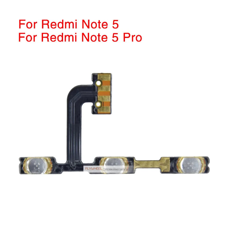 1pcs Power Button Flex Replacement For Xiaomi Redmi S2 3 3X 3S 4A 4X 5A 6A 7 5 Plus Note 5 6 Pro Mute Volume Control Side Switch