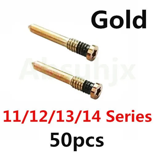 100pcs Back Cover Screw for iPhone X XS  11 12 13 Pro Max 5S 6 6S 7 8 Plus Bottom Dock Connector Five Star Pentalobe Screws