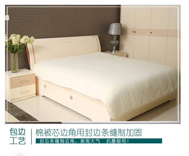 100% Cotton quilt super warm quilt core cotton mattress spring autumn winter cotton quilt thickened comforter handmade