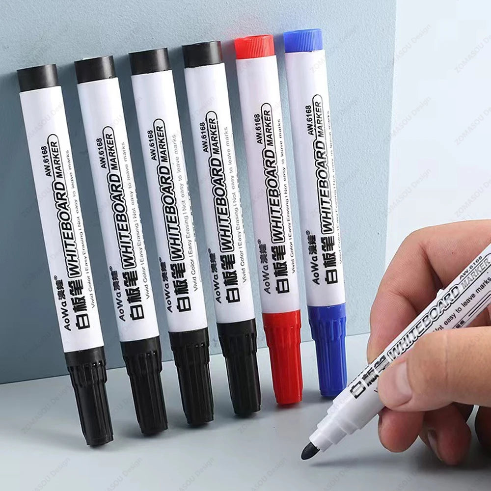 1-100pcs Erasable Whiteboard Marker Pen Blackboard Marker Teaching Chalk for Glass Ceramics Office School Art Marker Stationery