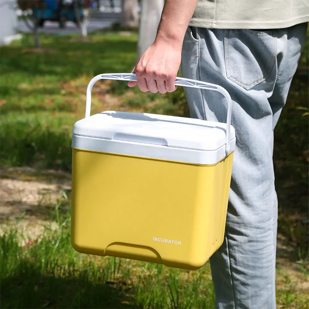 15L Insulated Ice Chest Multipurpose Portable Ice Bucket Outdoor Hard Cooler for Camping Picnic Beach Drink Beverage Fishing