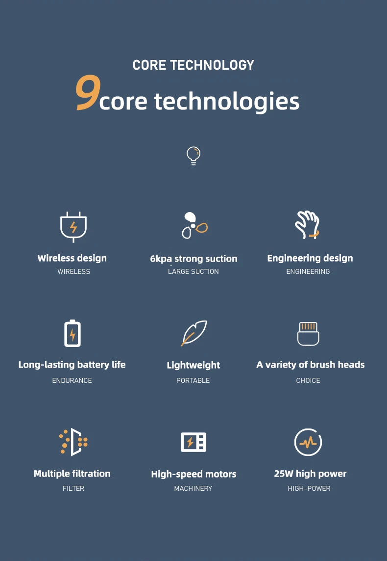 Wireless handheld vacuum cleaner vacuum cleaner car household vacuum cleaner portable household cleaning tool vacuum cleaner