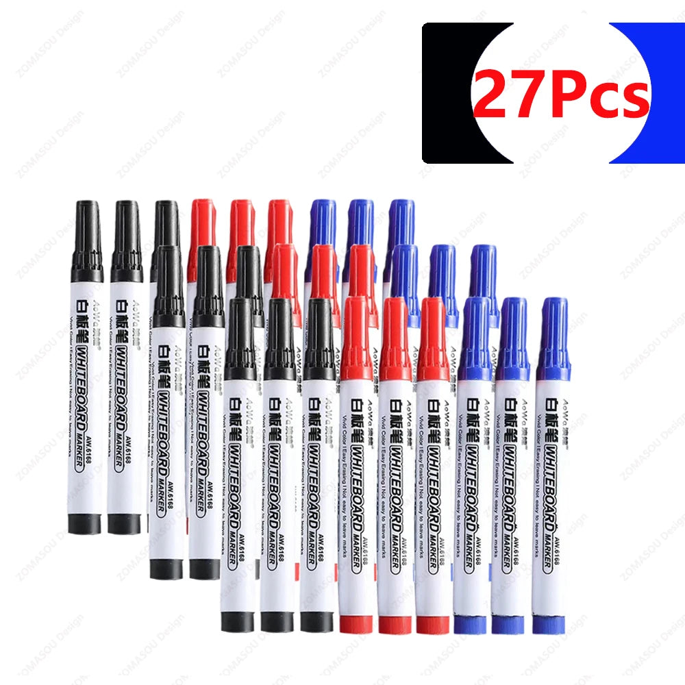 1-100pcs Erasable Whiteboard Marker Pen Blackboard Marker Teaching Chalk for Glass Ceramics Office School Art Marker Stationery