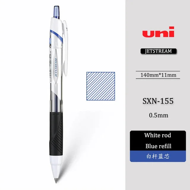 1PCS UNI Ballpoint Pen Jetstream Series Gel Pen Low Friction Fast Dry Smooth Writing School Office Supplies 0.38/0.5/0.7mm