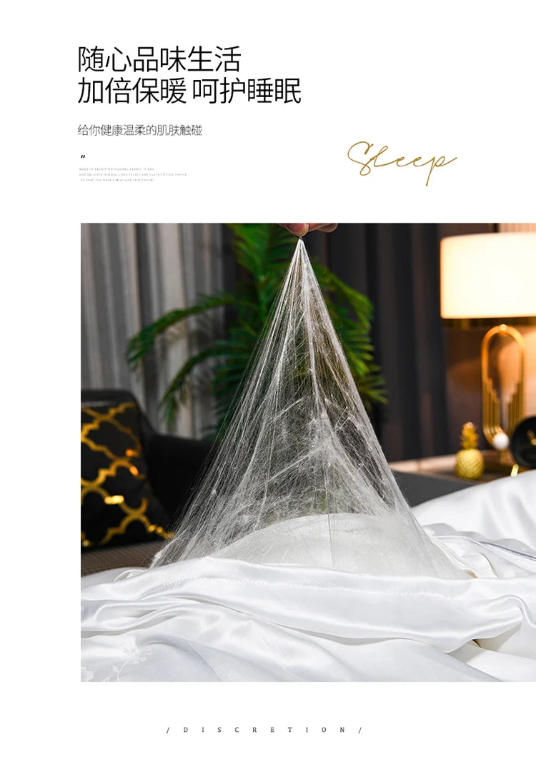 100% silk quilt natural mulberry silk spring autumn comforter thickened winter warm blanket fashion high end summer silk quilt