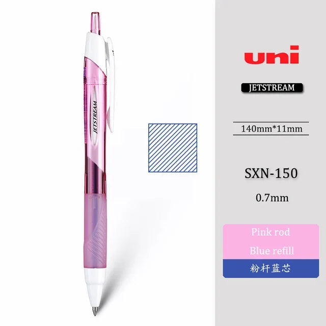 1PCS UNI Ballpoint Pen Jetstream Series Gel Pen Low Friction Fast Dry Smooth Writing School Office Supplies 0.38/0.5/0.7mm