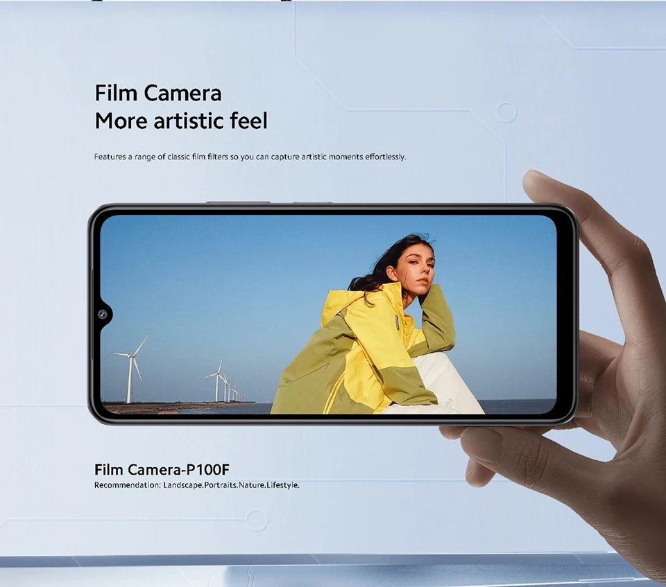 【Russian Version】POCO C61 Cellphone 5000mAh Battery MediaTek Helio G36 8MP Al dual camera 6.71" DotDrop display