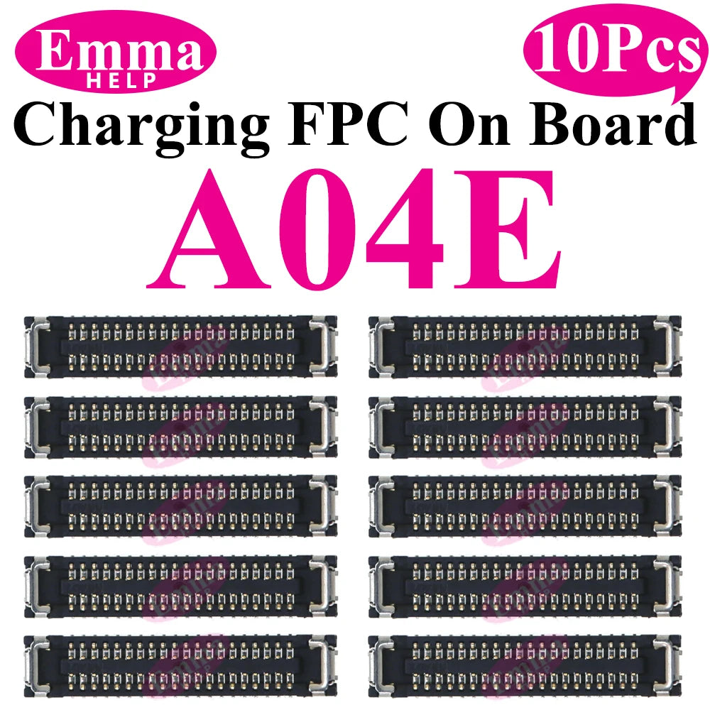 10pcs Charging FPC Connector For Samsung Galaxy A54 A34 A14 A04 A35 A55 A25 A15 A05s A24 USB Charger Port On Board Motherboard