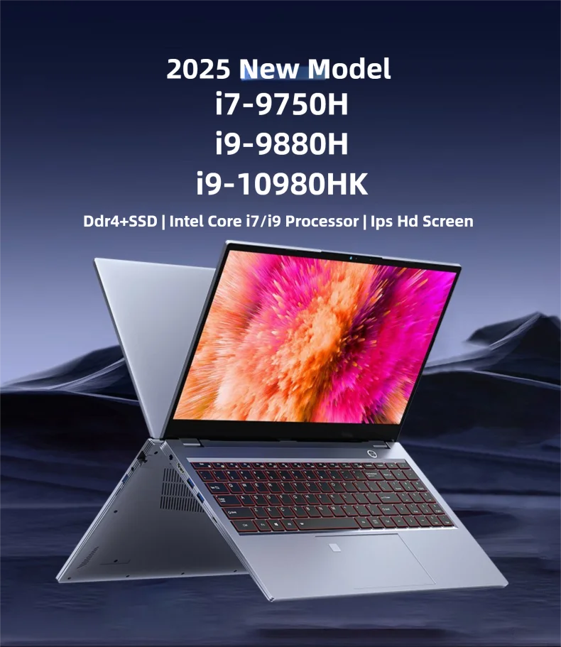 15.6" intel core i9-10980hk gaming laptops portable notebook computer pc 32GB 1TB IPS Backlit Keyboard Fingerprint Recognition