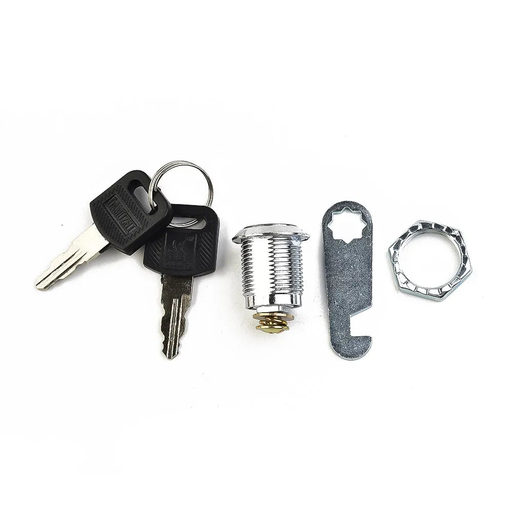 16/20/25/30mm Cam Lock Door Barrel Drawer Cabinet Mail Box Locker Cupboard + 2 Keys Cabinet Office Desk Letter Box Cam Locks
