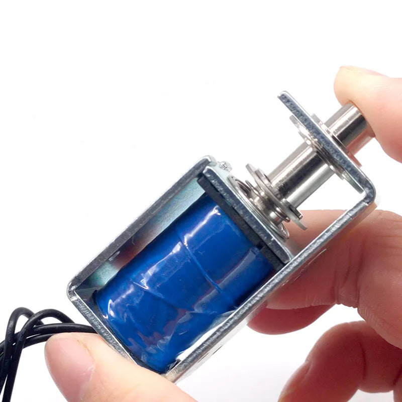 1PCS TAU-S0837DL DC 6V 12V 24V Electric Locks electromagnet stroke 10mm Magnetic Lock for the Cabinet door lock