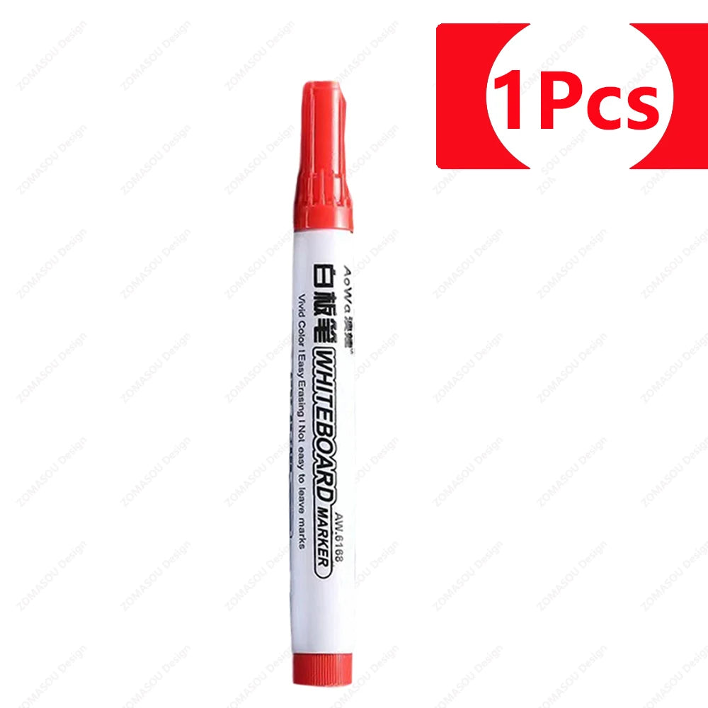1-100pcs Erasable Whiteboard Marker Pen Blackboard Marker Teaching Chalk for Glass Ceramics Office School Art Marker Stationery