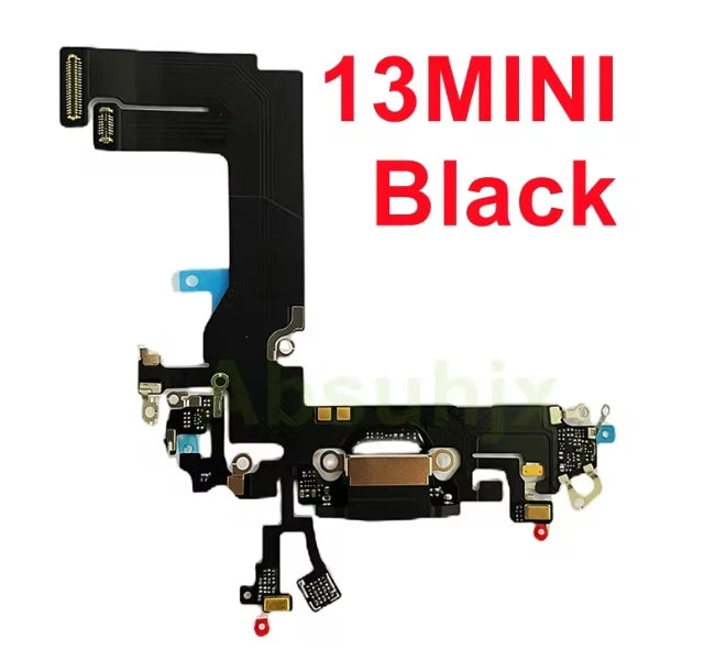 1pcs USB Charging port Charger for iPhone 11 12 13 14 plus 15 pro Max Mini Cable Repair Part Compatible with Microphone Repair