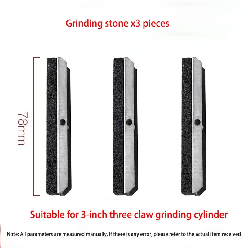 18-178mm Car Engine Cylinder Honing Tool Three-jaw Adjustable Brake Cylinder Burnisher Hone for Grinding Holes Friction