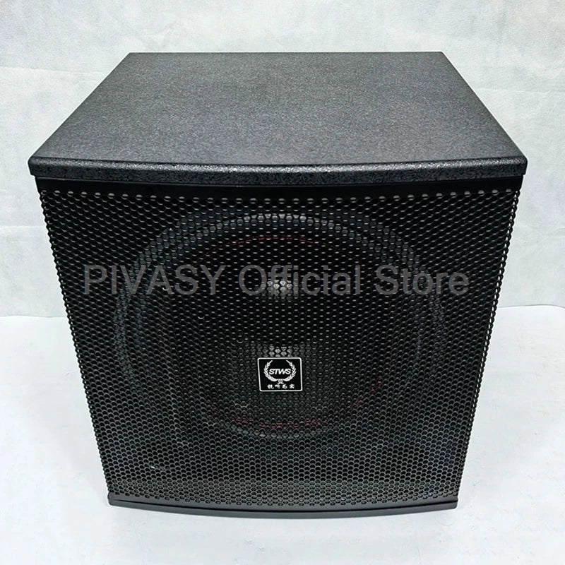 12/15 Inch Powered Subwoofer Speaker 300W Active Speakers High Power Deep Bass Sound Audio Box for Bar Home Stage Karaoke Party