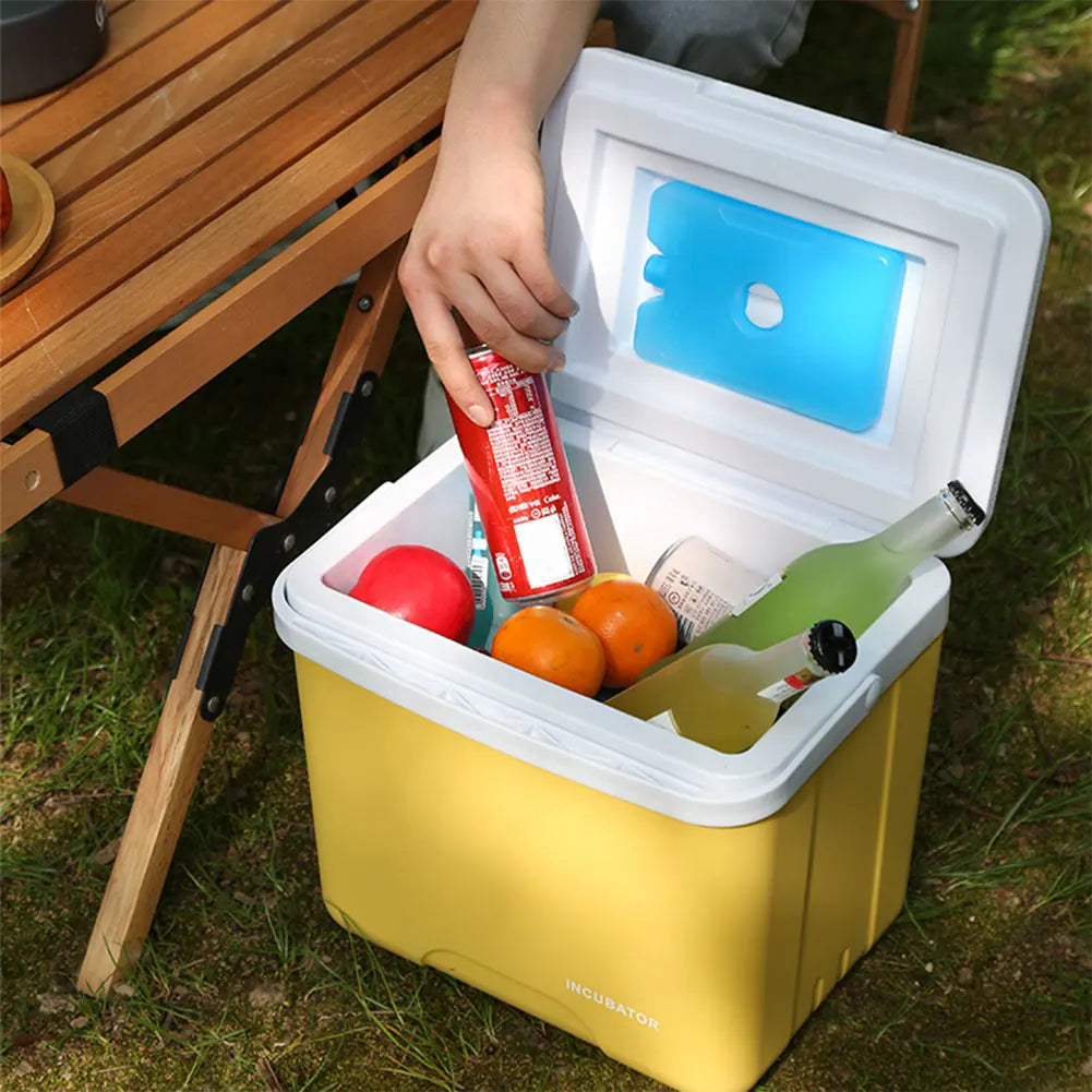 15L Camping Cooler Box Insulated Ice Chest Portable Ice Bucket for Camping Picnic Beach Drink Beverage Fishing