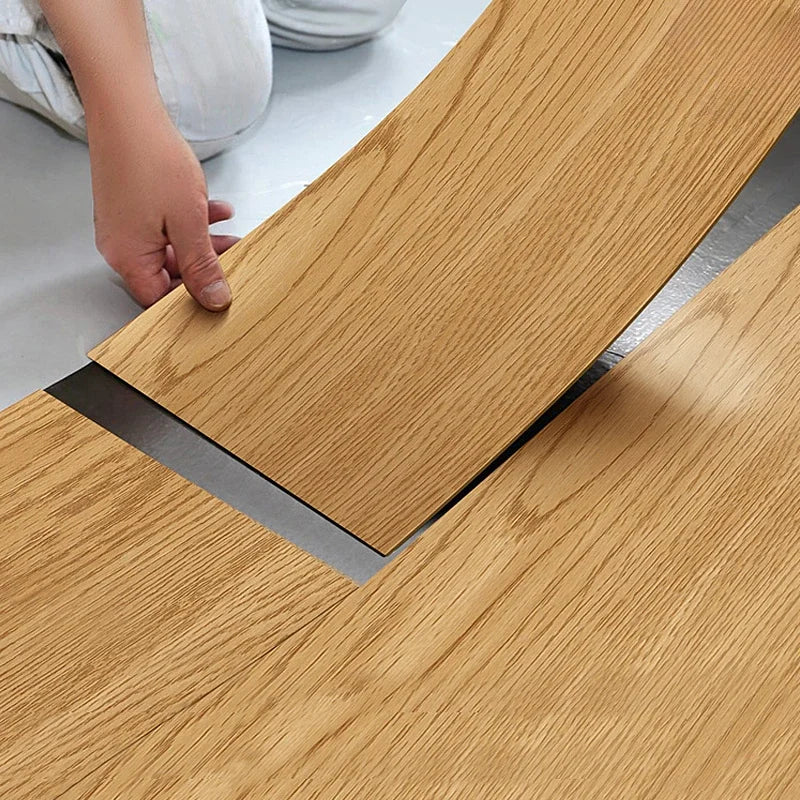 Wood grain floor stickers modern style PVC wall stickers waterproof self-adhesive living room bathroom kitchen home decoration