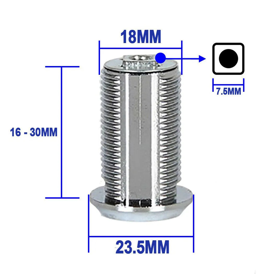 16/20/25/30mm Cam Lock Door Barrel Drawer Cabinet Mail Box Locker Cupboard + 2 Keys Cabinet Office Desk Letter Box Cam Locks