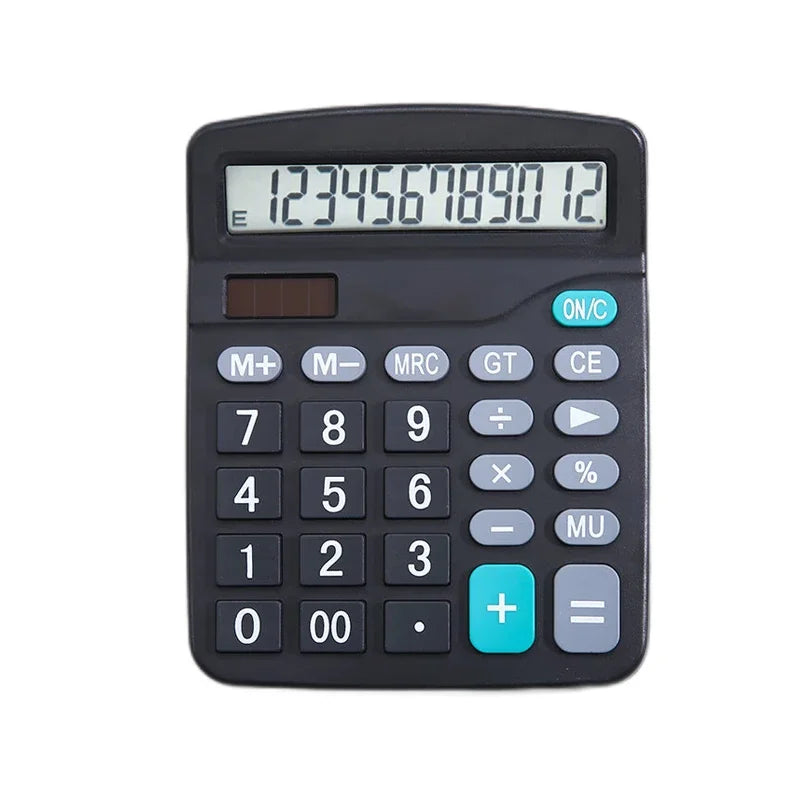 1Pcs Solar Scientific Calculator Desktop Financial Office Computer Calculators Large Display Office Calculators Cute Calculator