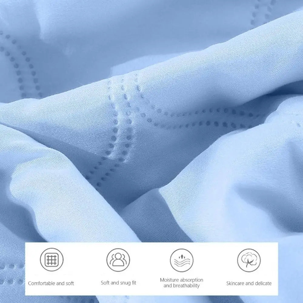 1PC Cooling Blanket Skin-Friendly Breathable Blanket Double Sided Cooler Quilt Comfortable Solid Color Quilt Home Textile