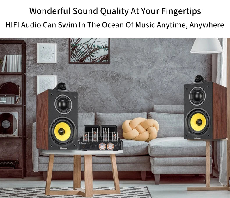 140W High-Power 6.5-inch Speaker Three-Way Bookshelf Speaker Hifi Fever 2.0 Audio Passive Home Theater Enthusiast Speaker 8Ω