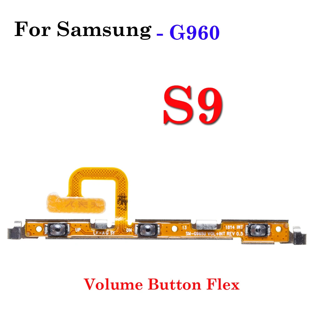 1Pcs Volume Power Switch On Off Button Key Ribbon Flex Cable For Samsung Galaxy S8 S9 S10 Plus G950 G955 G960 G965 G9730 G9750