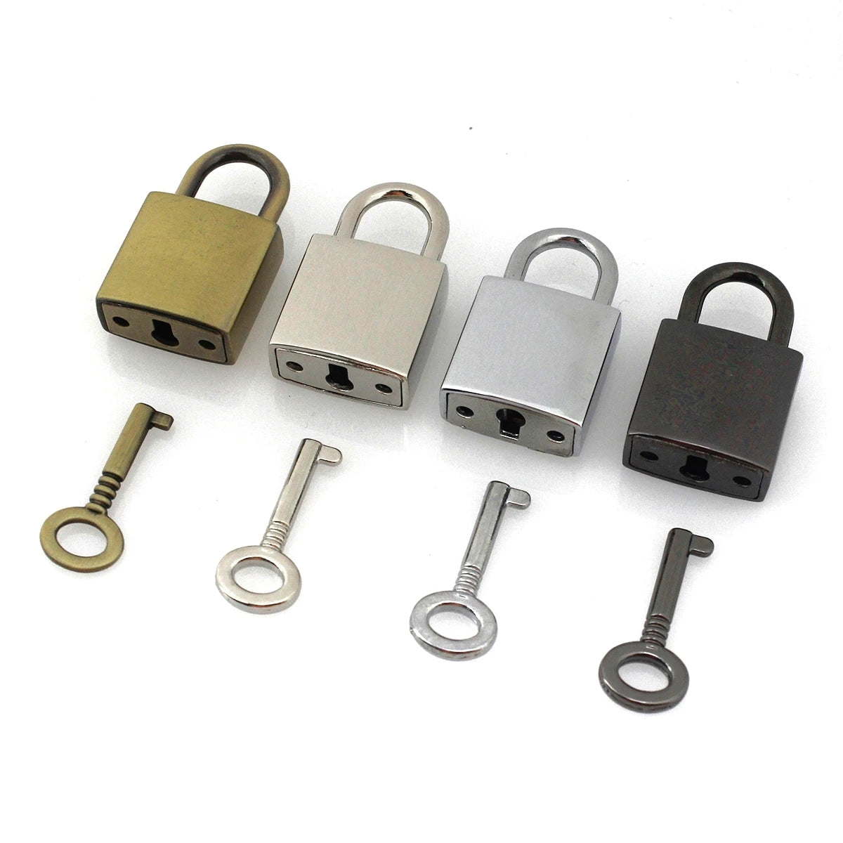 1pcs Metal Square Key Padlock for Fashion Lock Buckle Luggage Lock Clasp DIY Bags Handbags Hardware Decorative Accessories