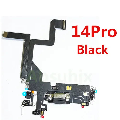 1pcs USB Charging port Charger for iPhone 11 12 13 14 plus 15 pro Max Mini Cable Repair Part Compatible with Microphone Repair