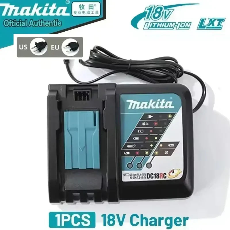 👍🏻Makita 18v Battery With Charger Rechargeable Lithium Ion for DDF487 BL1880 BL1860B LXT400 Power Tool Makita 18 v Battery🔥