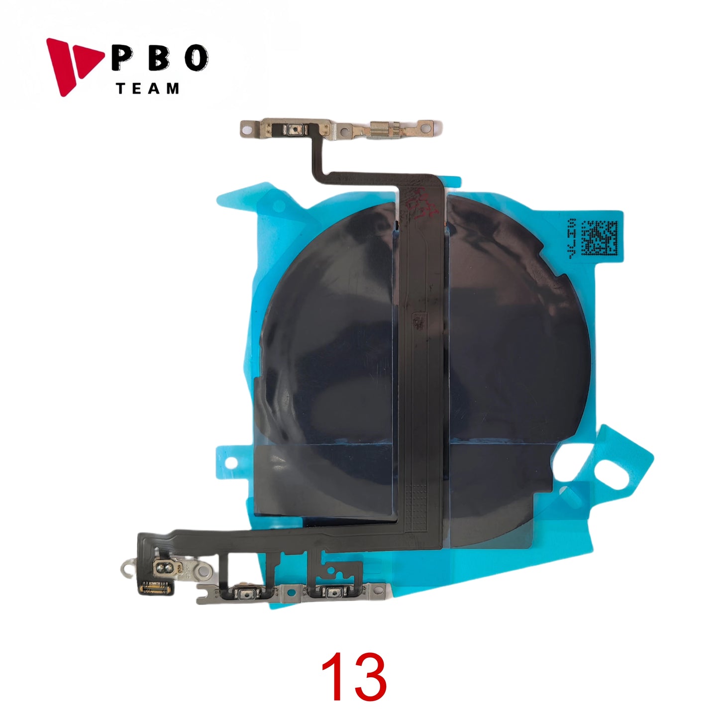 Wireless Charging Chip Coil For iPhone 14 13 12 15 Pro Max Mini plus Wireless With Magnet Power Volume Button Flex Charger Panel