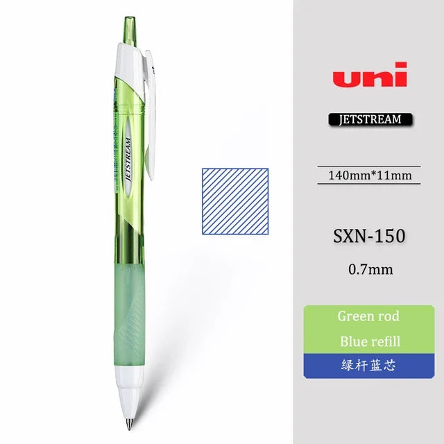 1PCS UNI Ballpoint Pen Jetstream Series Gel Pen Low Friction Fast Dry Smooth Writing School Office Supplies 0.38/0.5/0.7mm