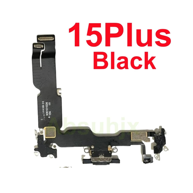 1pcs USB Charging port Charger for iPhone 11 12 13 14 plus 15 pro Max Mini Cable Repair Part Compatible with Microphone Repair
