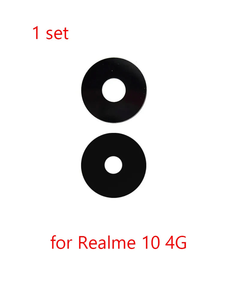1 Set New Rear Back Camera Glass Lens Replacement for Realme 10 4G 5G With Adhesive Sticker RMX3630 RMX3663