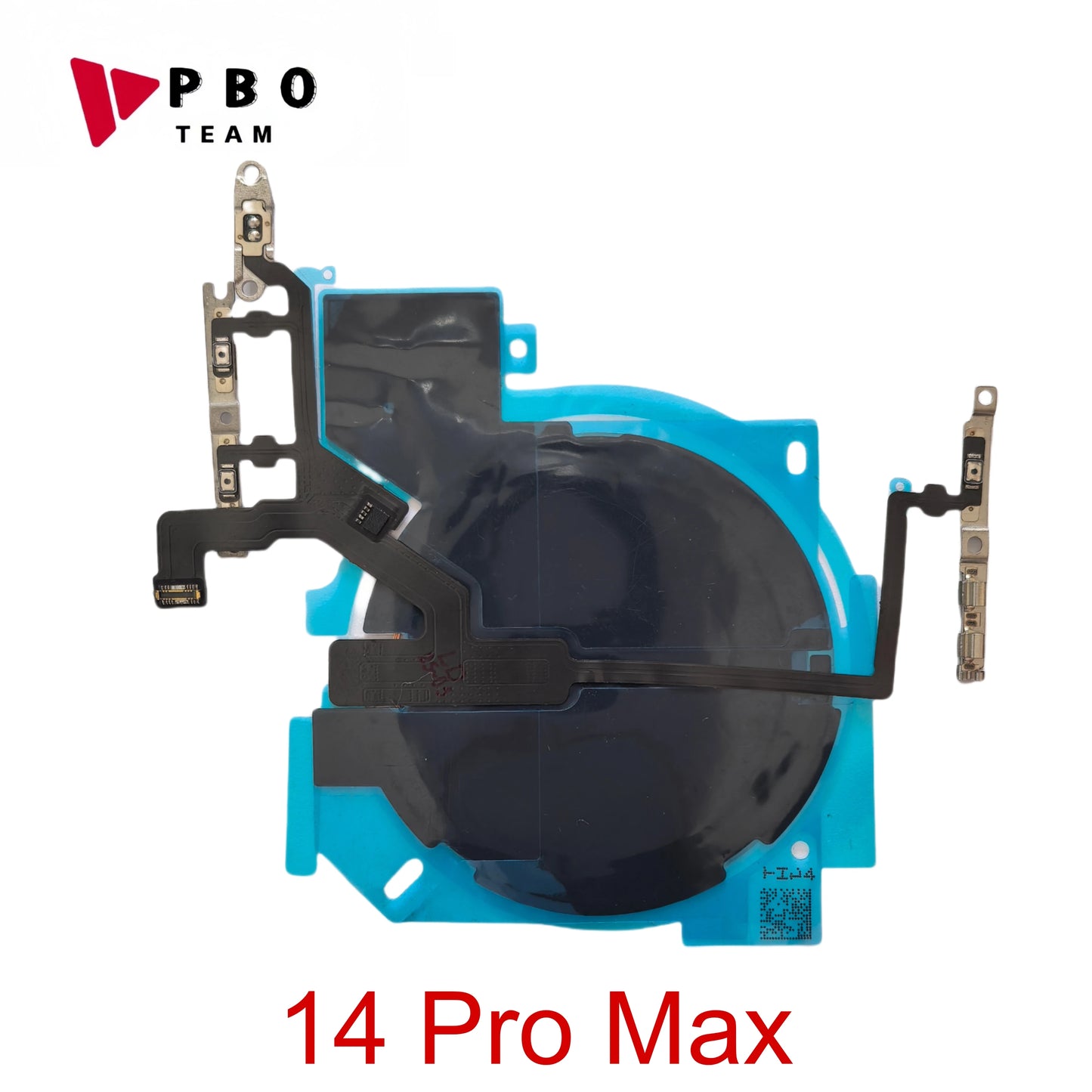 Wireless Charging Chip Coil For iPhone 14 13 12 15 Pro Max Mini plus Wireless With Magnet Power Volume Button Flex Charger Panel