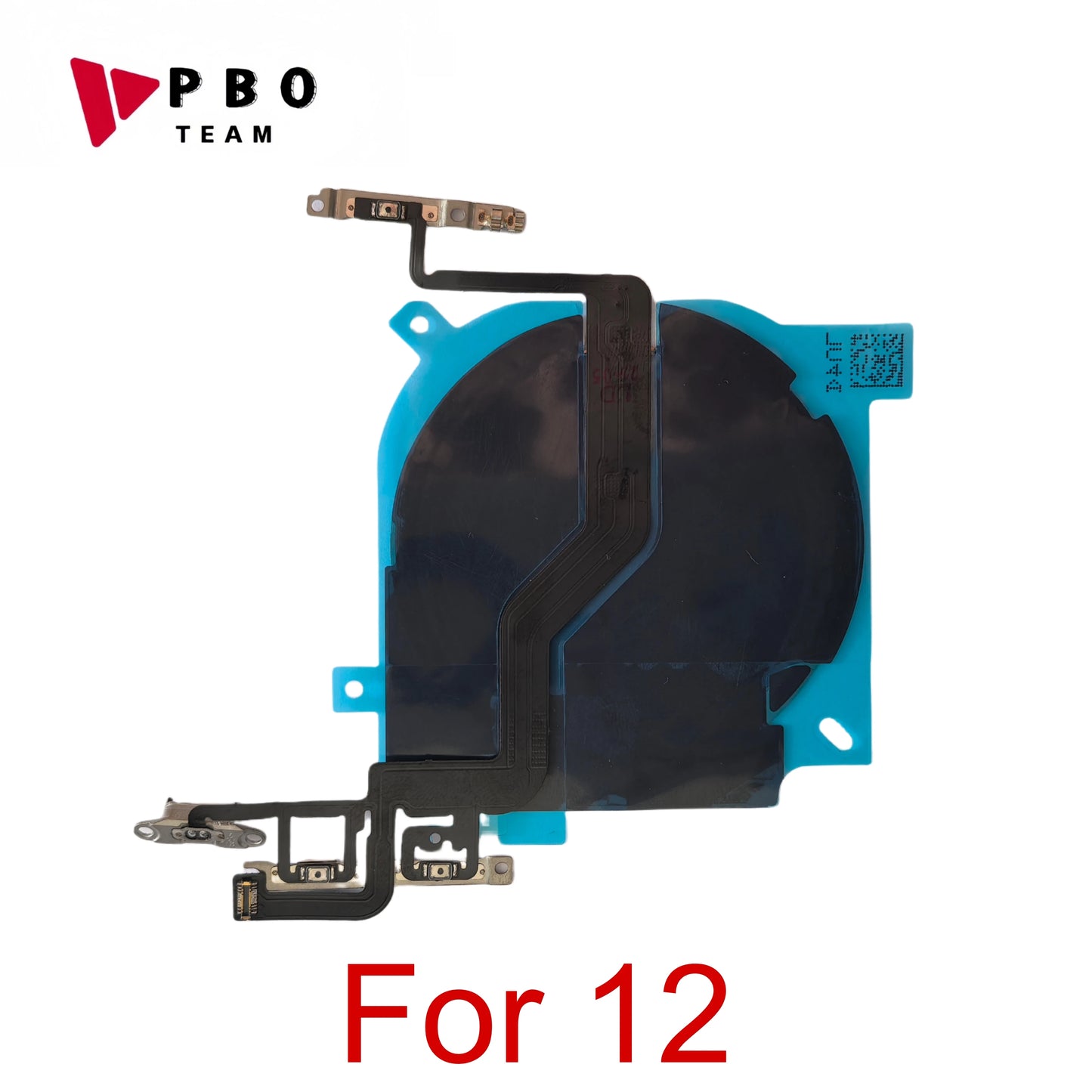 Wireless Charging Chip Coil For iPhone 14 13 12 15 Pro Max Mini plus Wireless With Magnet Power Volume Button Flex Charger Panel