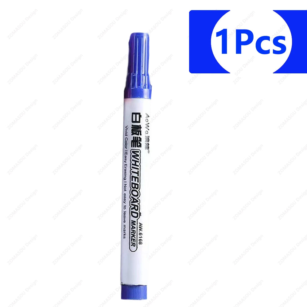 1-100pcs Erasable Whiteboard Marker Pen Blackboard Marker Teaching Chalk for Glass Ceramics Office School Art Marker Stationery