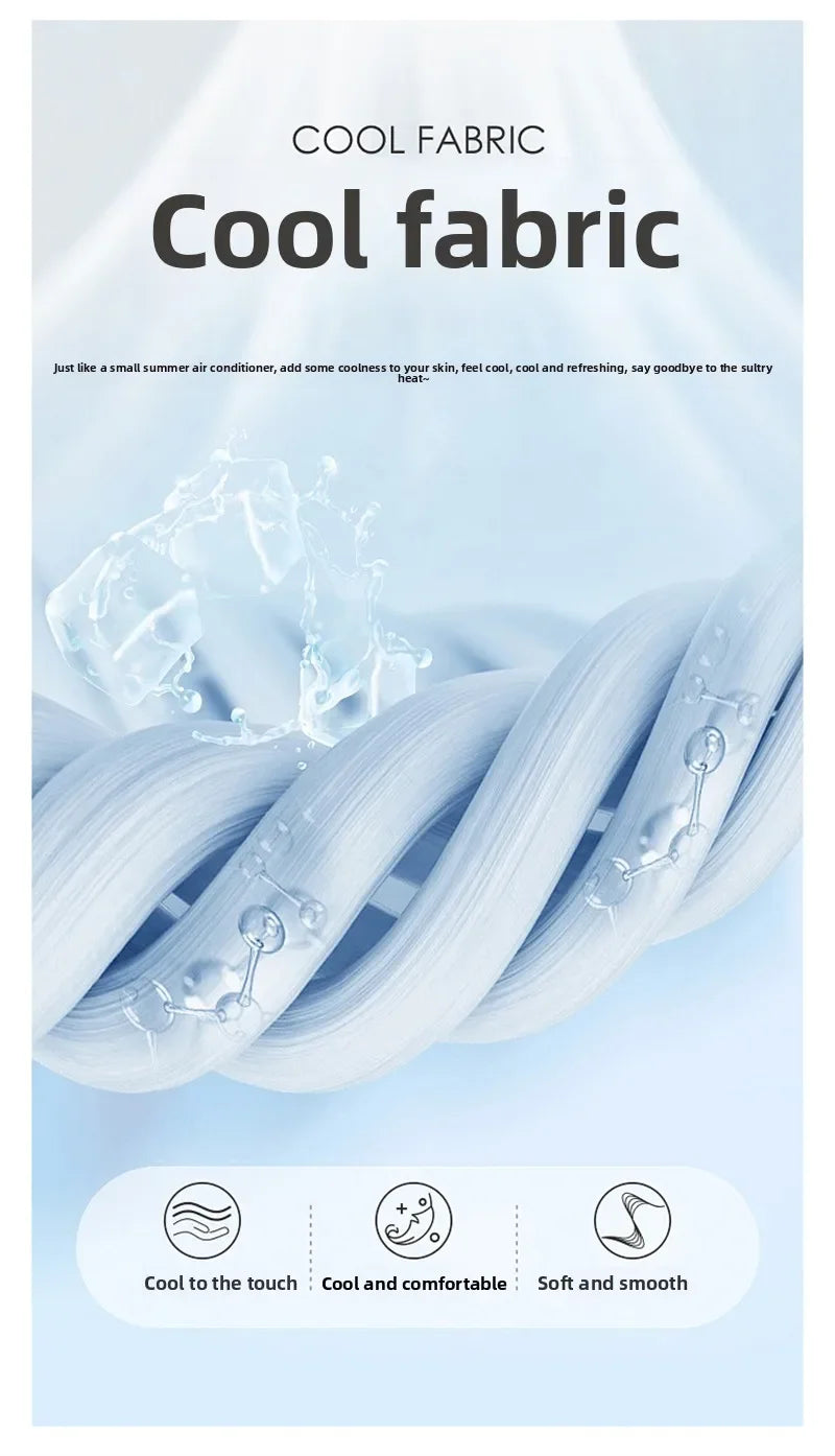 1pc Solid Color High-Quality  Summer Cooling Blanket, Lightweight, Breathable & Skin-Friendly for Hot Sleepers,Bedding 냉감이불/여름이불