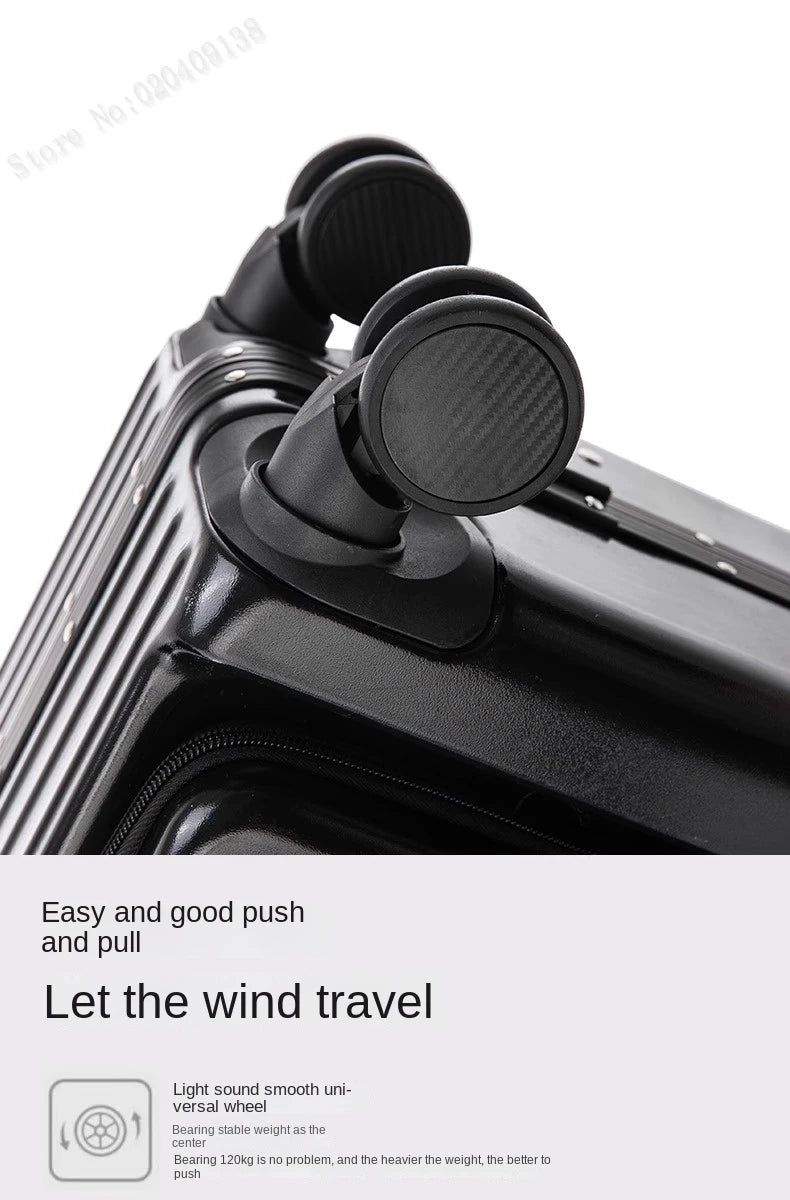 16 18 20 inch Boarding Box Front Opening Rolling Luggage Computer Laptop Layer Mini Travel Bag Cabin Trolley Case