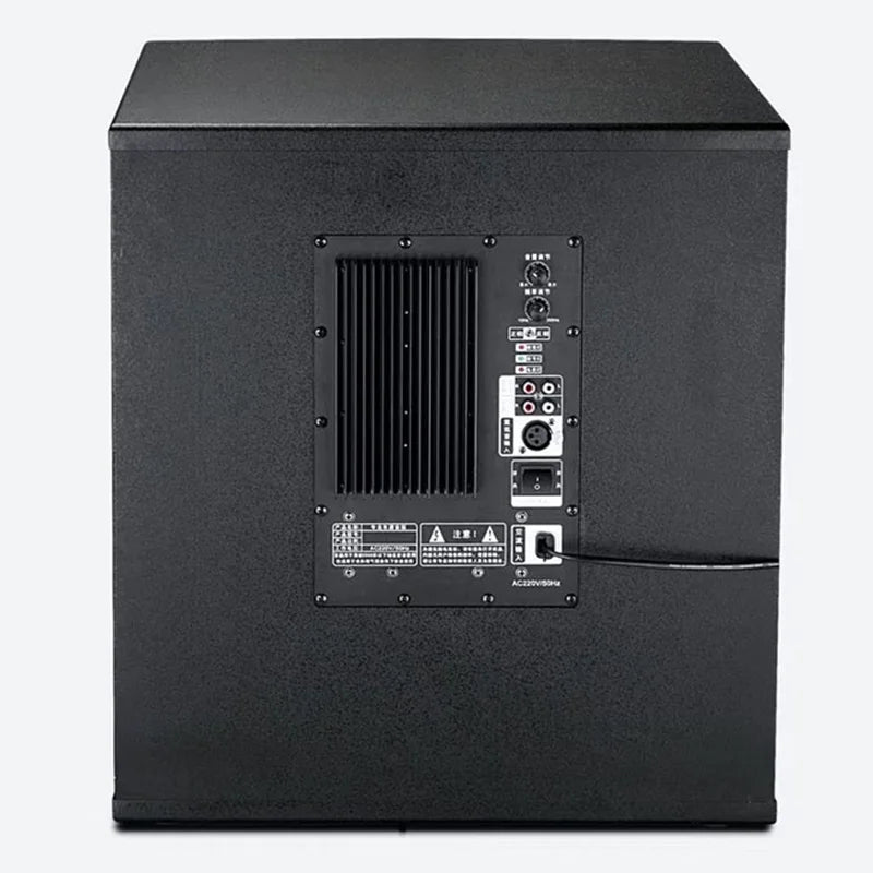 12/15 Inch Powered Subwoofer Speaker 300W Active Speakers High Power Deep Bass Sound Audio Box for Bar Home Stage Karaoke Party