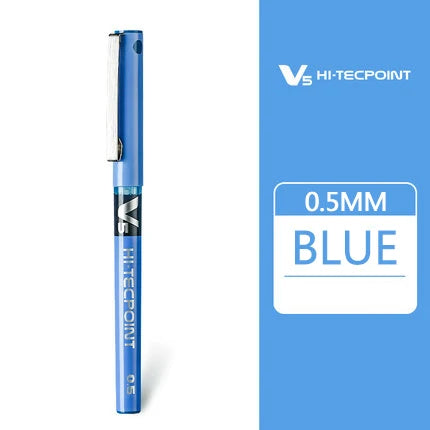 1 Piece PILOT BX-V5 Gel Pens Fine Point 0.5MM Quick Dry Straight Liquid RollBall Pen Smooth Ink Gelpen Kawaii Japan Stationery