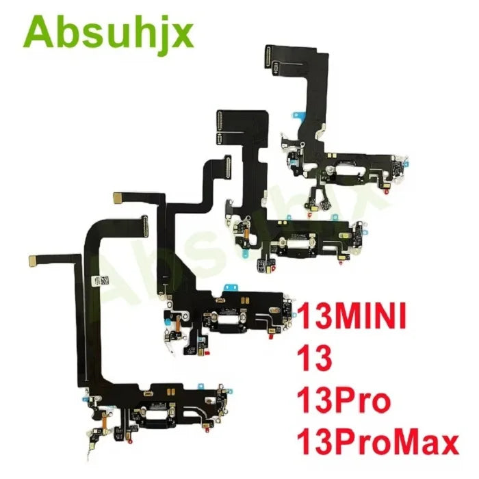 1pcs USB Charging port Charger for iPhone 11 12 13 14 plus 15 pro Max Mini Cable Repair Part Compatible with Microphone Repair