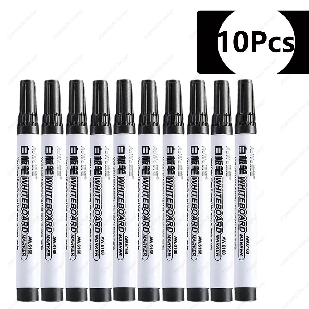 1-100pcs Erasable Whiteboard Marker Pen Blackboard Marker Teaching Chalk for Glass Ceramics Office School Art Marker Stationery