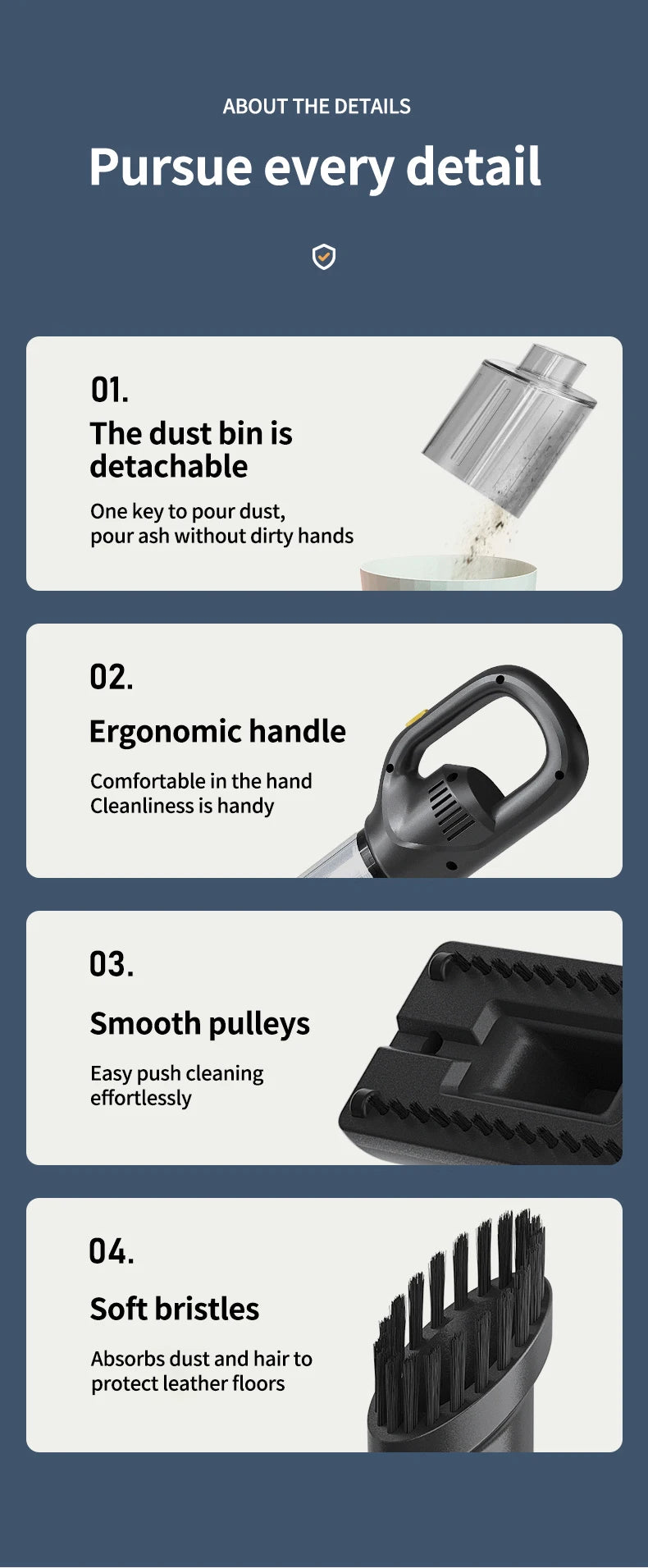 Wireless handheld vacuum cleaner vacuum cleaner car household vacuum cleaner portable household cleaning tool vacuum cleaner