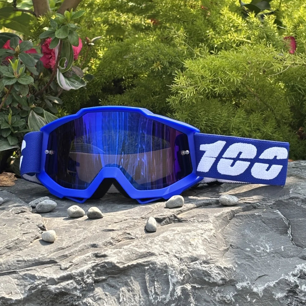 100 Motorcycle Goggles Motocross Glasses Off-road Helmet MX Moto Dirt Bike ATV Ski Outdoor Sports Glass Scooter Googles Mask