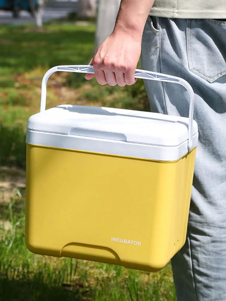 15L Camping Cooler Box Multipurpose Insulated Ice Chest Portable Ice Bucket Outdoor Hard Cooler for Outdoor Use