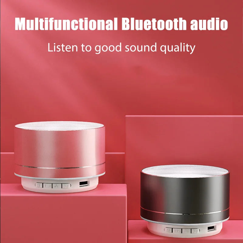 # A10 Wireless Bluetooth Speaker Small Steel Cannon Subwoofer Portable Mini Gift Card Bluetooth SpeakerColor