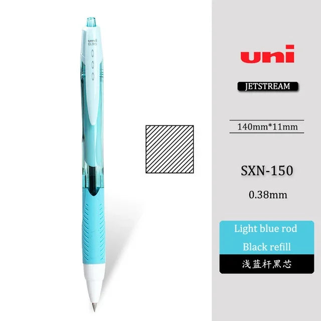 1PCS UNI Ballpoint Pen Jetstream Series Gel Pen Low Friction Fast Dry Smooth Writing School Office Supplies 0.38/0.5/0.7mm
