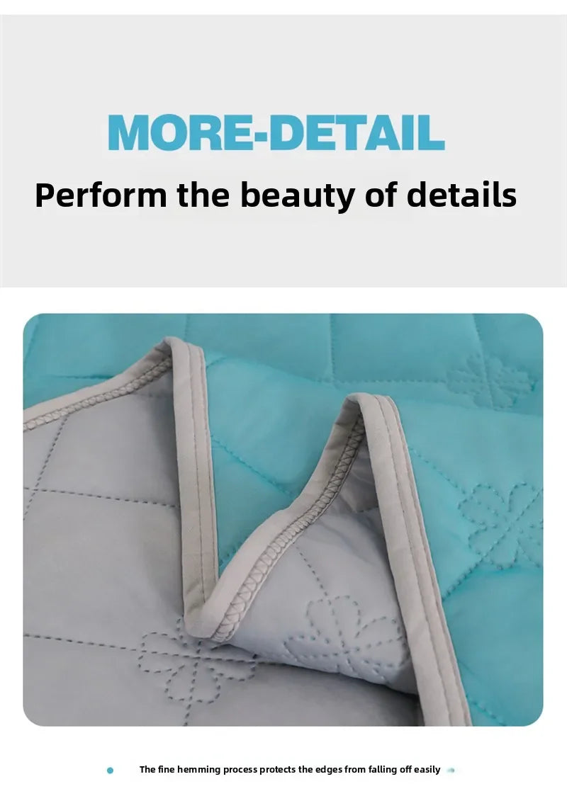 1pc Solid Color High-Quality  Summer Cooling Blanket, Lightweight, Breathable & Skin-Friendly for Hot Sleepers,Bedding 냉감이불/여름이불