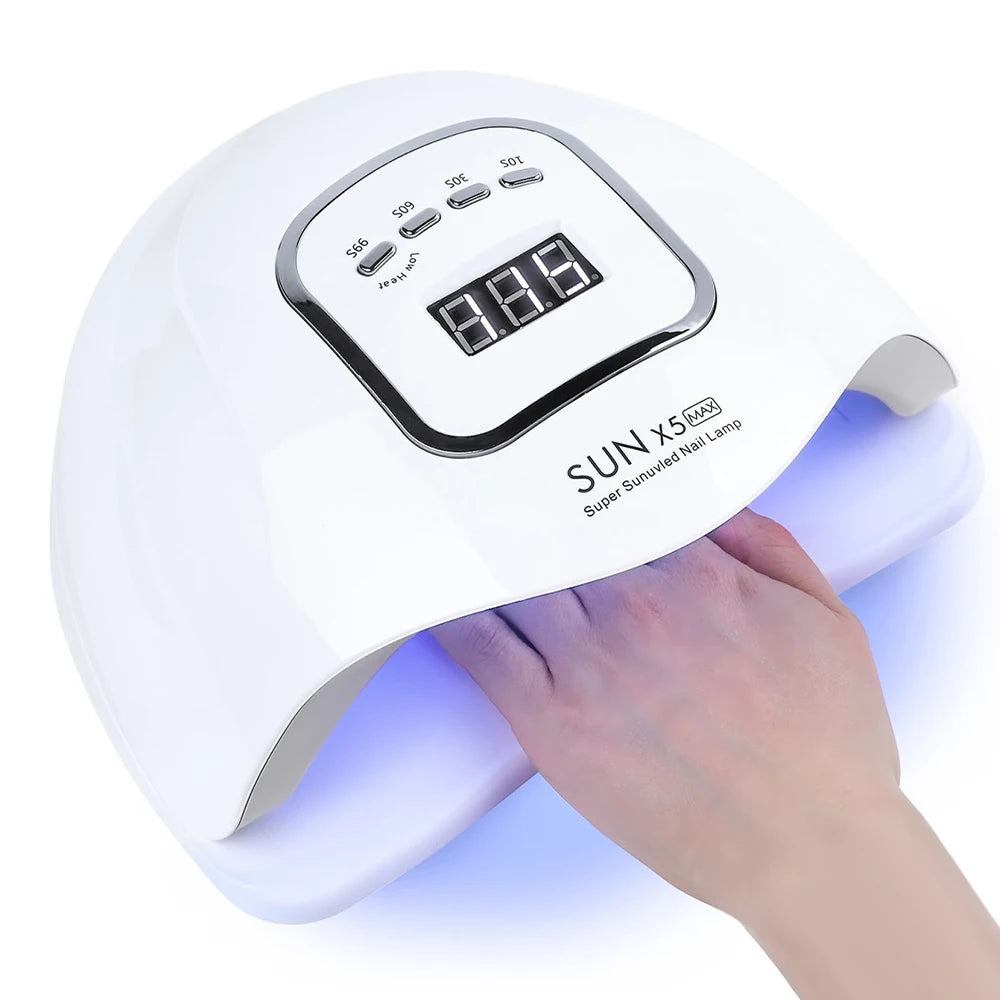 X5 MAX UV LED Nail Lamp - Professional Nail Dryer for Gel Nail Lamp Fast Curing at Home